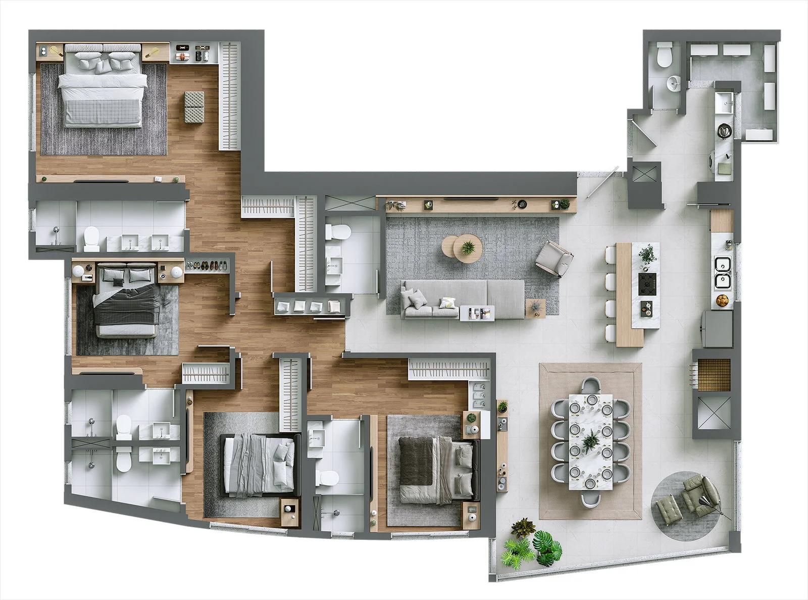 5401 - CD · 390,5 m² · 4 vagas